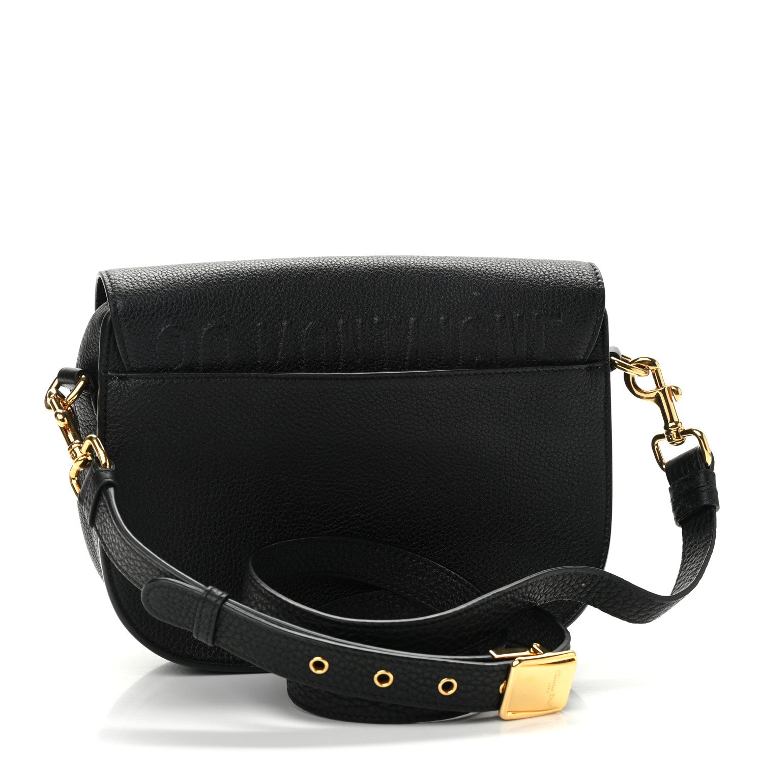 Christian Dior Grained Calfskin Medium Bobby Flap Black 3 of 10