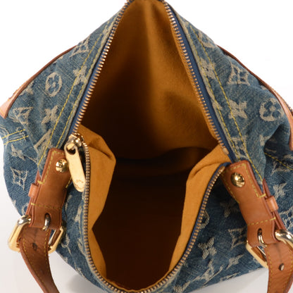Louis Vuitton Monogram Denim Baggy PM Blue 5 of 7