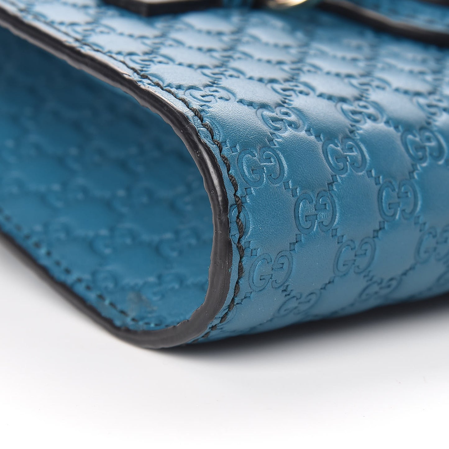 Microguccissima Mini Emily Shoulder Bag Deep Cobalt