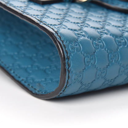 Gucci Microguccissima Mini Emily Shoulder Bag Deep Cobalt 9 of 11