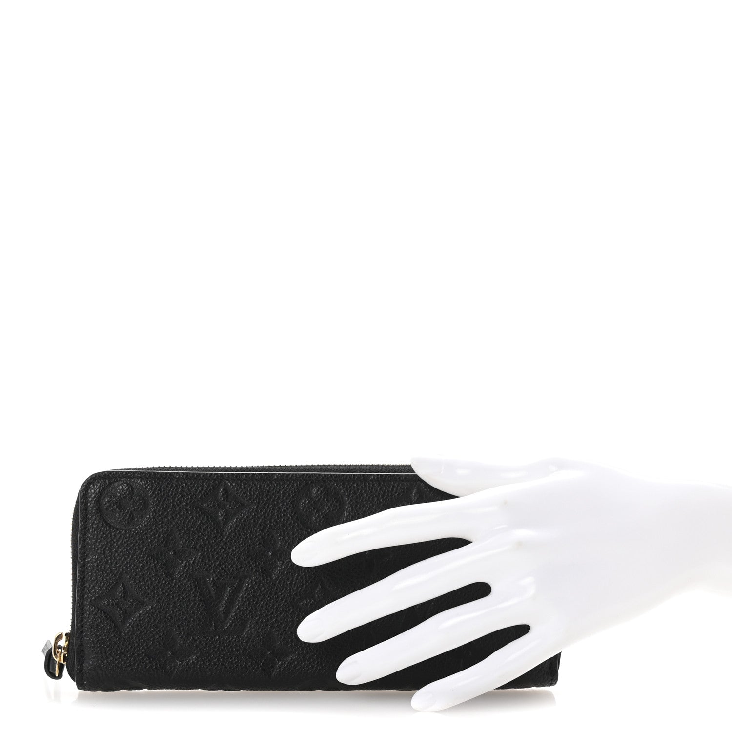 Louis Vuitton Empreinte Clemence Wallet Black 2 of 7