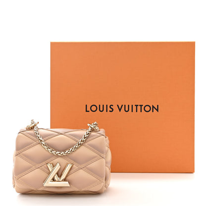 Louis Vuitton Lambskin Malletage Pico GO-14 Beige Pink 10 of 10