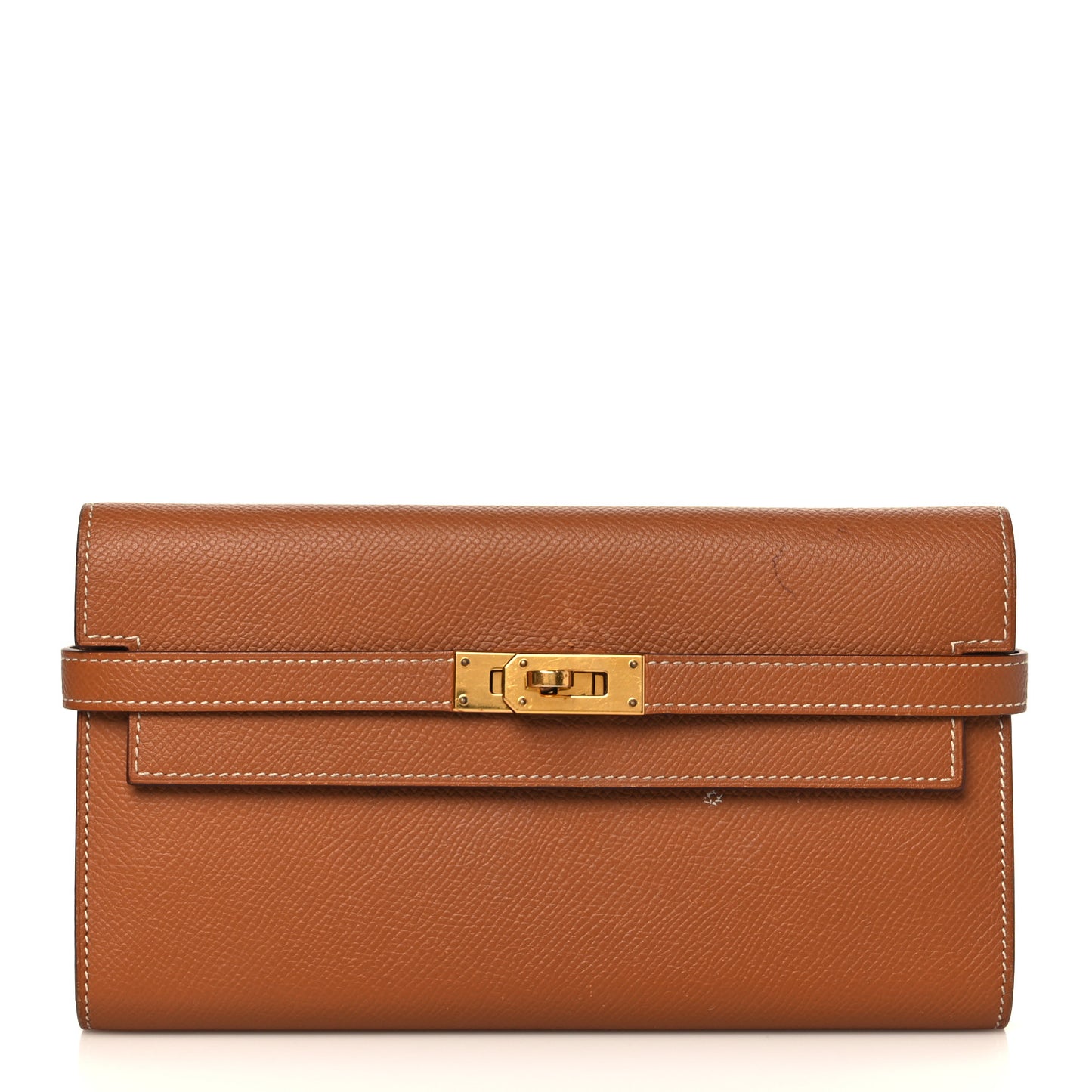 Epsom Kelly Longue Wallet Gold