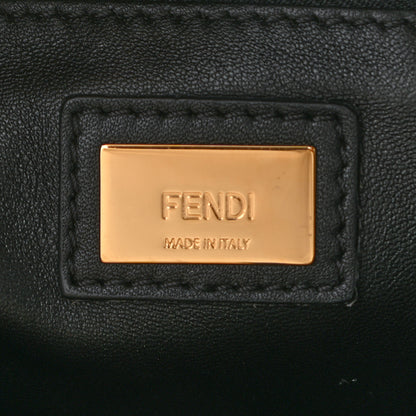 Fendi Nappa Mini Peekaboo Iconic Satchel Black 6 of 10