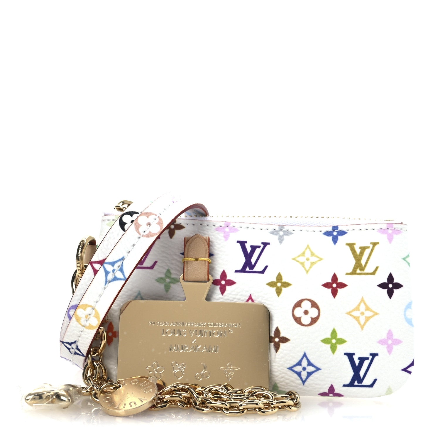Louis Vuitton LV X TM Monogram Multicolor Phone Holder White 3 of 13
