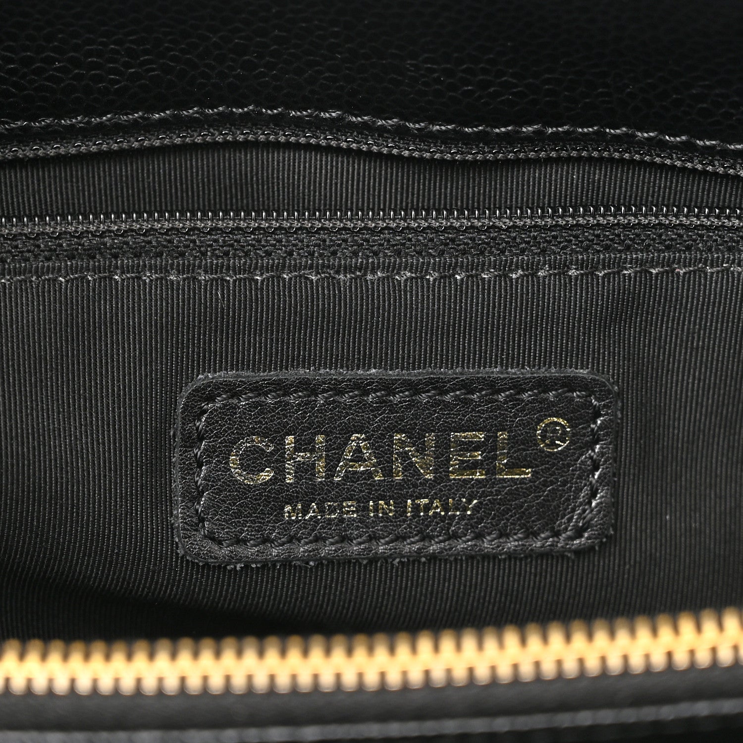 Chanel Caviar Quilted Grand Shopping Tote GST Black 5 of 9