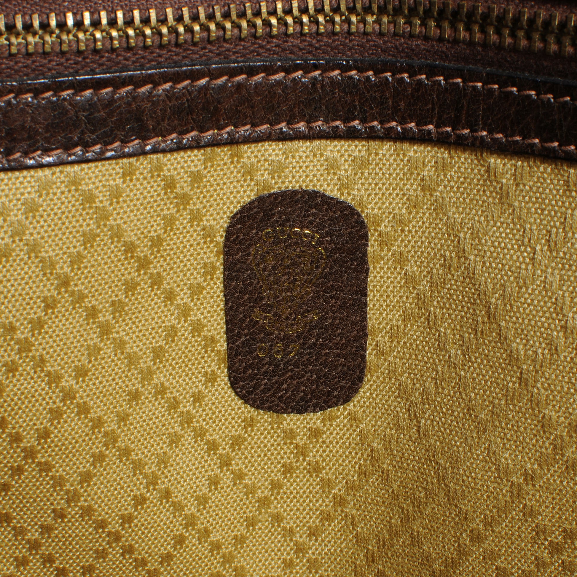 Gucci Monogram Shoulder Bag Brown 6 of 9