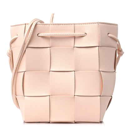 Bottega Veneta Nappa Maxi Intrecciato Cassette Bucket Bag Melon Washed 1 of 8