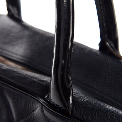 Chanel Caviar Patent Large Bowler Black 11 of 16