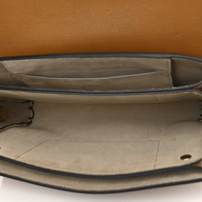 Chloe Suede Calfskin Small Faye Shoulder Bag Mustard Brown 5 of 11