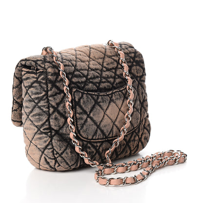 Chanel Denim Quilted Small Flap Light Pink Black 2 of 13