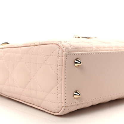 Christian Dior Lambskin Cannage Small My ABCDior Lady Dior Light Pink 7 of 8