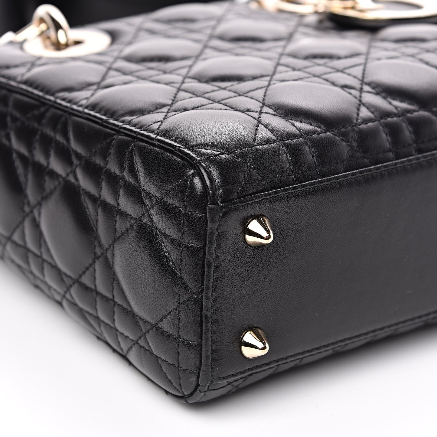 Lambskin Cannage Small My ABCDior Lady Dior Black