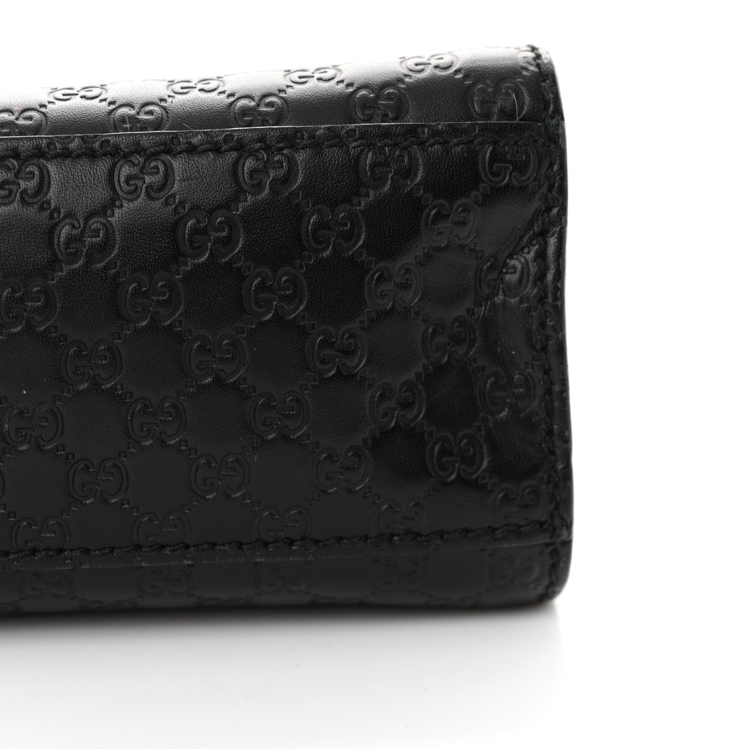 Gucci Microguccissima Medium Emily Chain Shoulder Bag Black 13 of 15