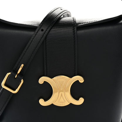 Celine Smooth Calfskin Triomphe Mini Bucket Bag Black 7 of 9