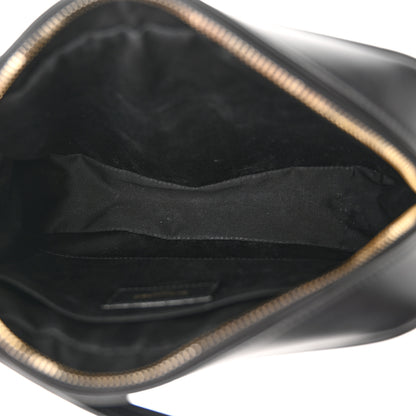 Saint Laurent Calfskin Matelasse Monogram Lou Camera Bag Black 5 of 12