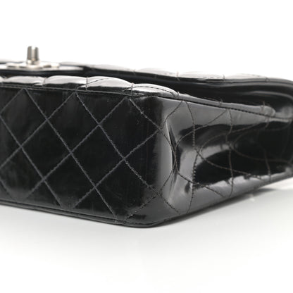 Chanel Patent Quilted Medium Double Flap Black 10 of 17