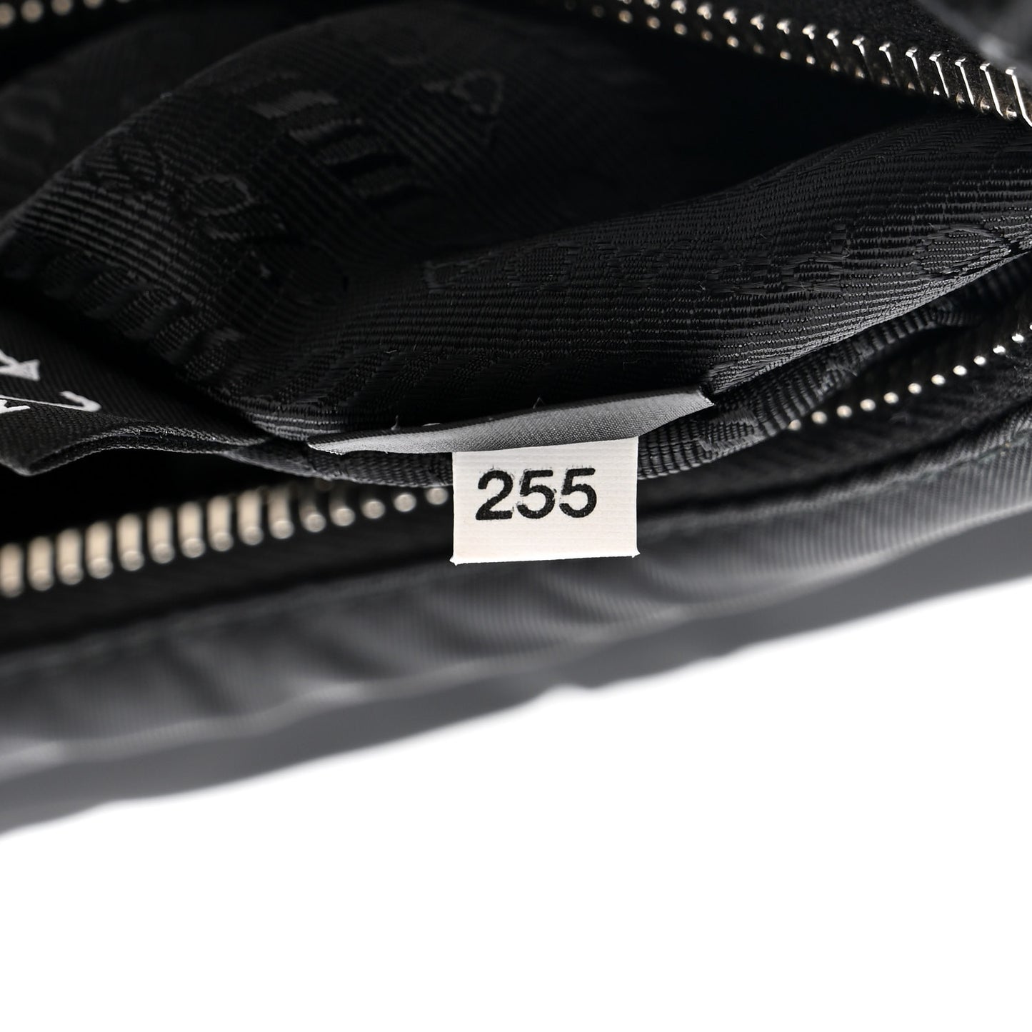 Tessuto Nylon Saffiano Mini Re-Edition 2005 Bag Black