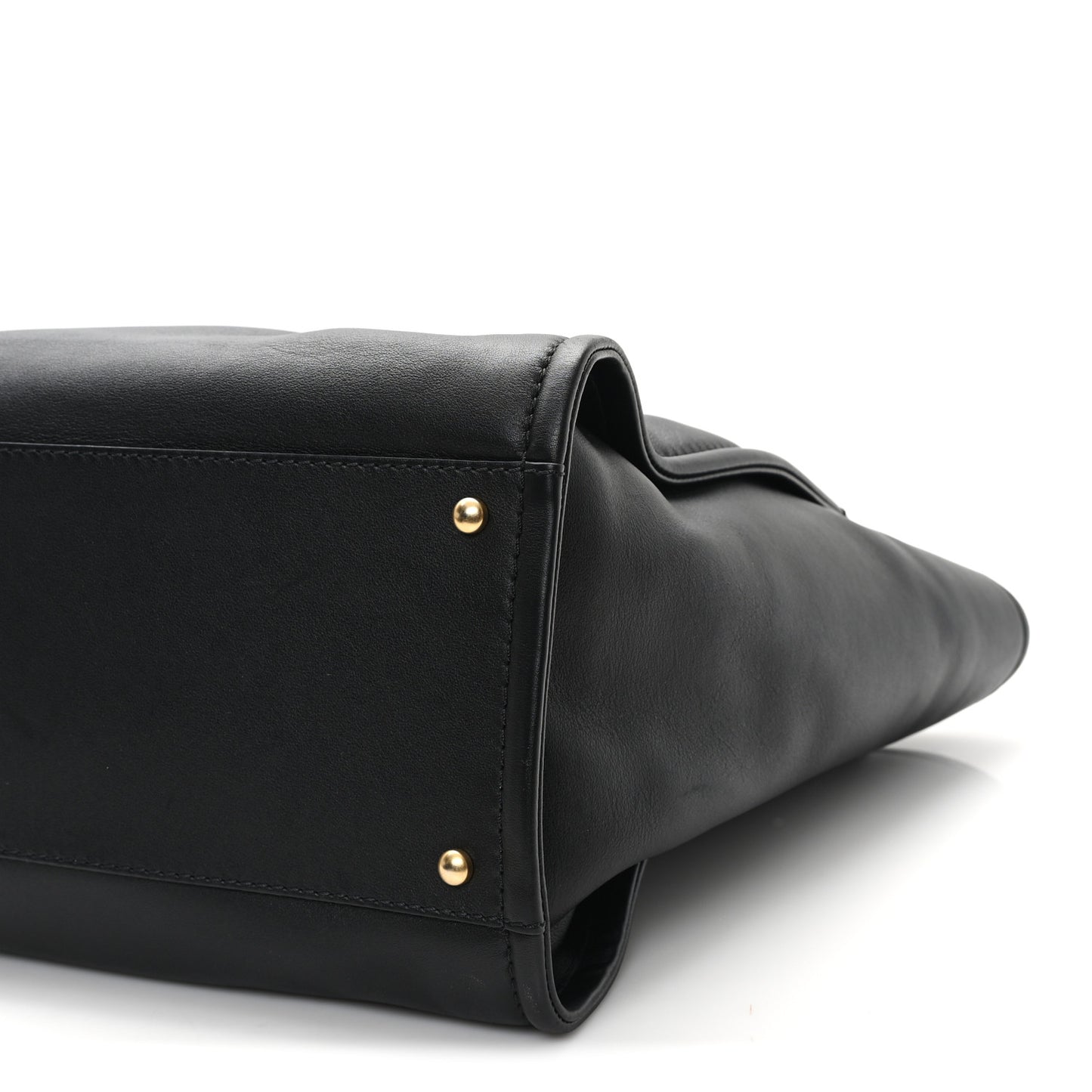 Calfskin Medium Deauville Tote Black Multicolor