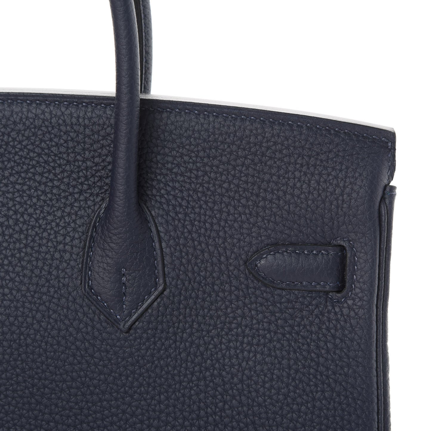 Togo Swift Officier Birkin 25 Bleu Nuit Vert Cypress