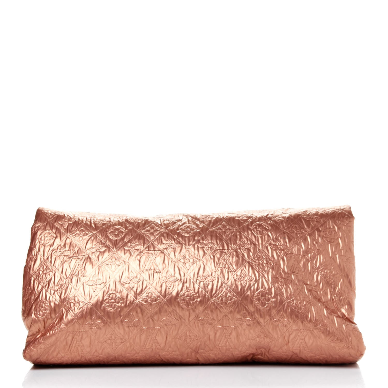 Louis Vuitton Jacquard Quilted Monogram Limelight Clutch GM Rose Gold 2 of 6