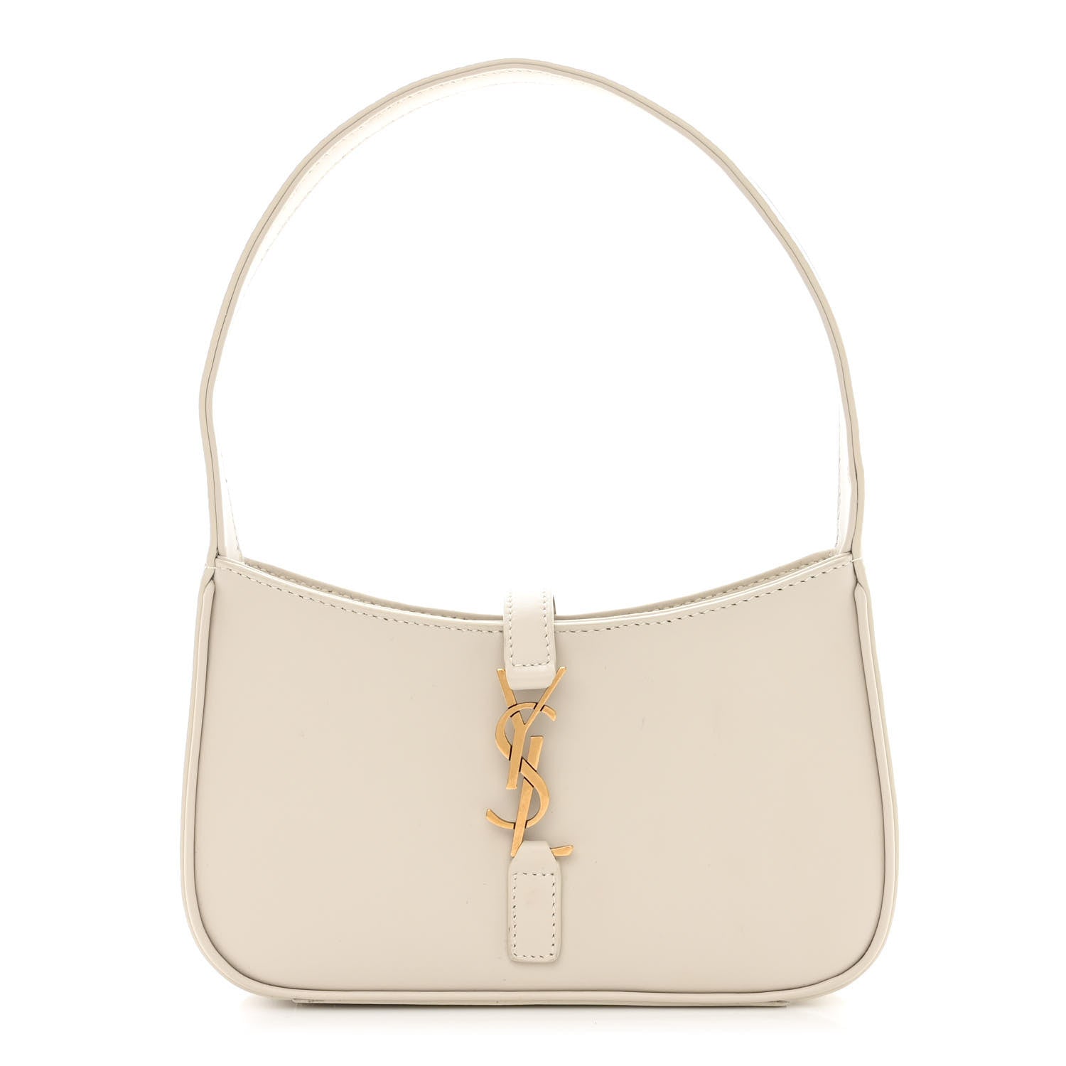 Saint Laurent Smooth Calfskin Le 5 A 7 Mini Hobo Crema Soft 1 of 12