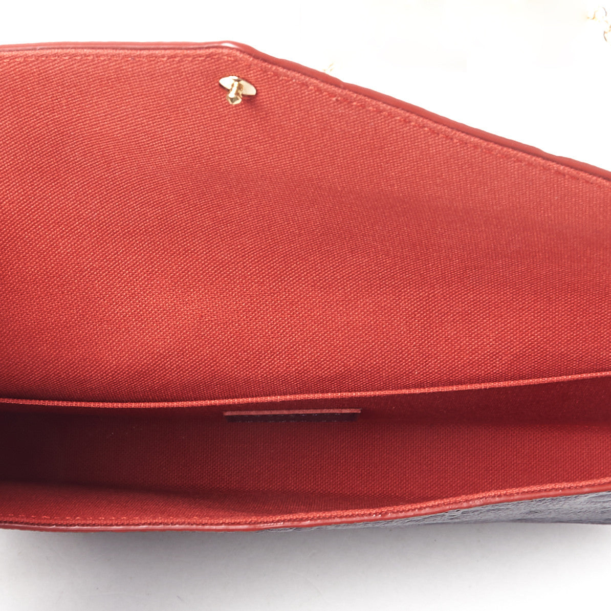 Louis Vuitton Empreinte Pochette Felicie Chain Wallet Marine Rouge 8 of 9
