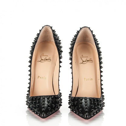 Christian Louboutin Nappa Pigalle Spikes 120 Pumps 36.5 Black 2 of 6