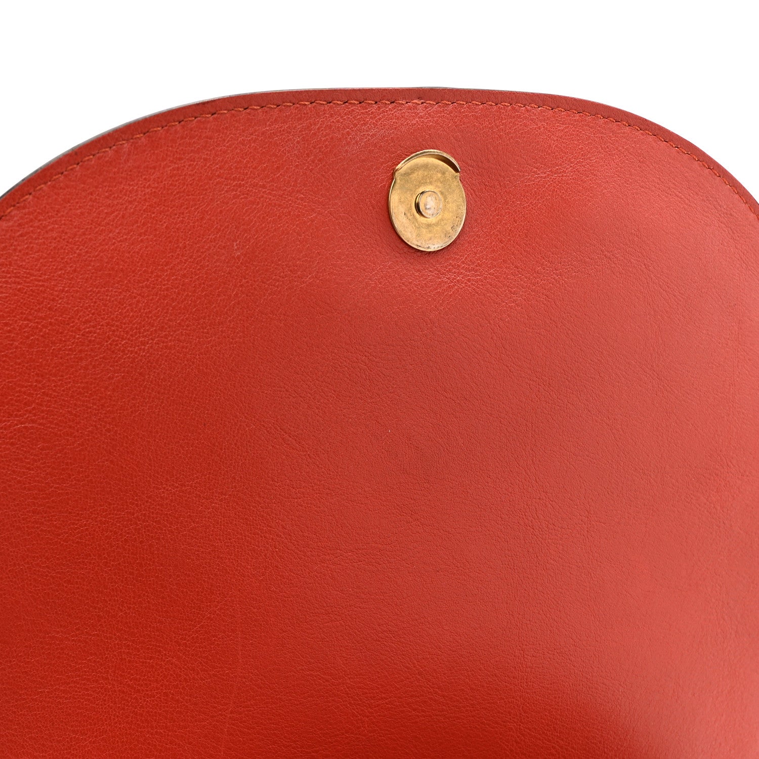 Chloe Calfskin Suede Medium Nile Bracelet Bag Earthy Red 11 of 14