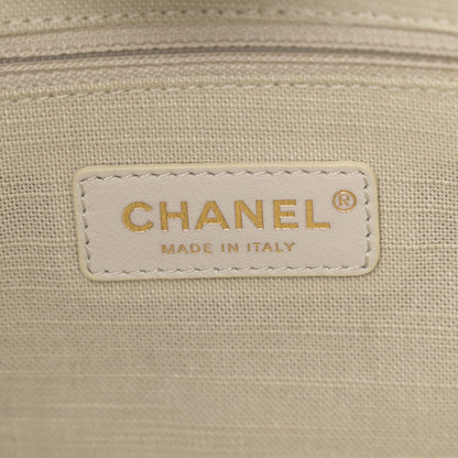 Chanel Mixed Fibers Small Deauville Tote Black 6 of 10