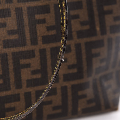 Fendi Zucca Spalmati Medium Roll Tote Tobacco Giallo 21 of 25