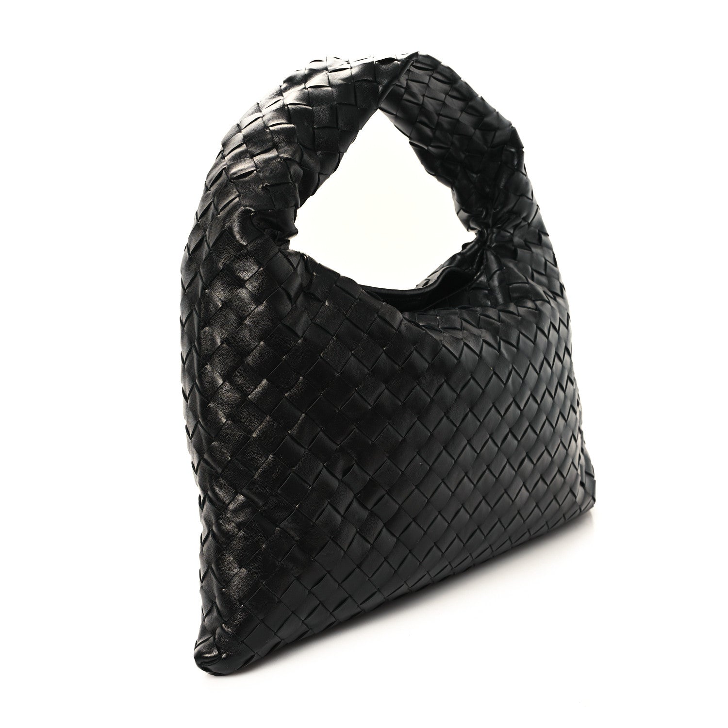 Bottega Veneta Calfskin Intrecciato Small Hop Black 3 of 12