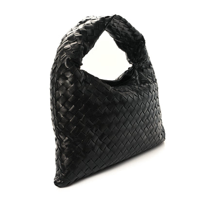 Bottega Veneta Calfskin Intrecciato Small Hop Black 3 of 12