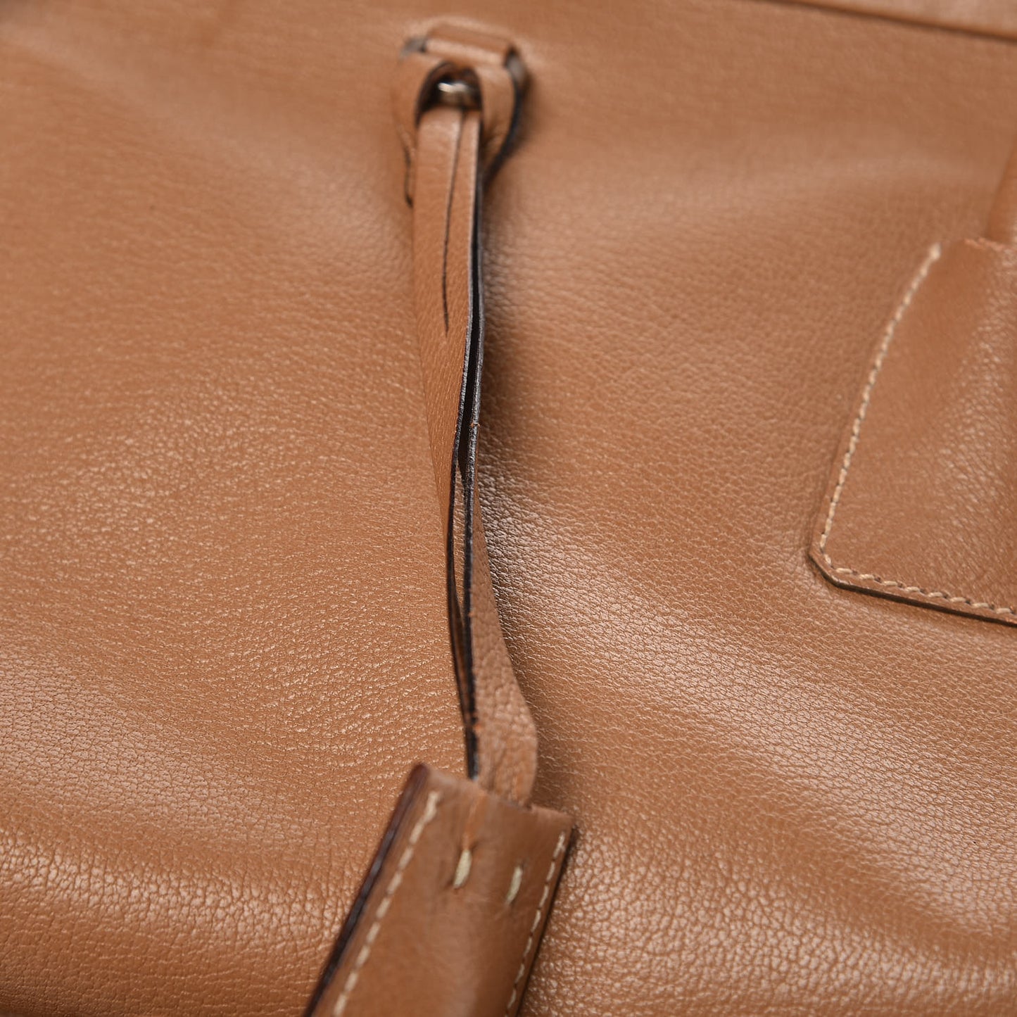Goatskin Cerniera Doctor Bag Beige