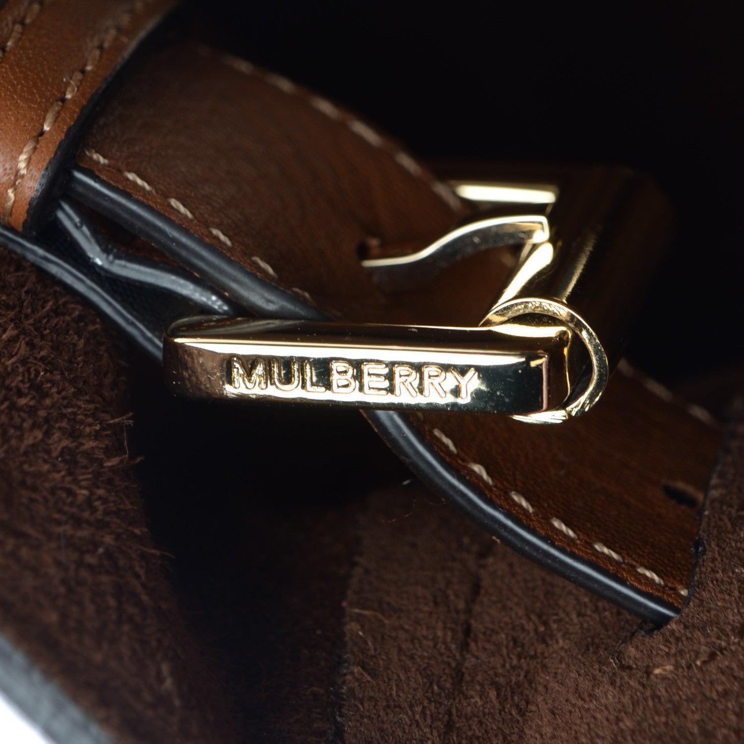 Mulberry Soft Matte Leather Cookie Bayswater Satchel Oak 8 of 12