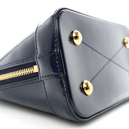 Louis Vuitton Patent Monogram Alma BB Marine 8 of 11