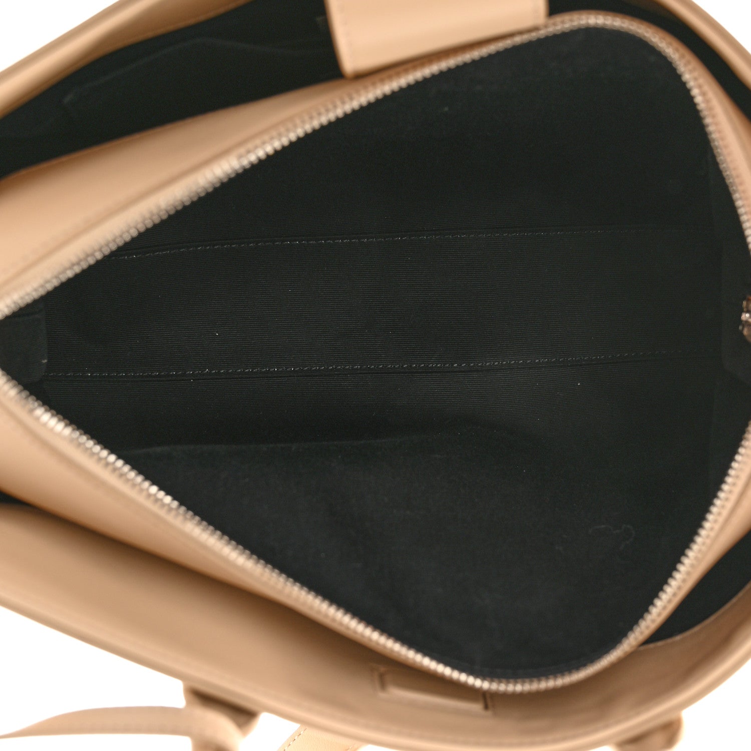 Saint Laurent Calfskin Medium Jane Tote Bag Dark Beige 5 of 12