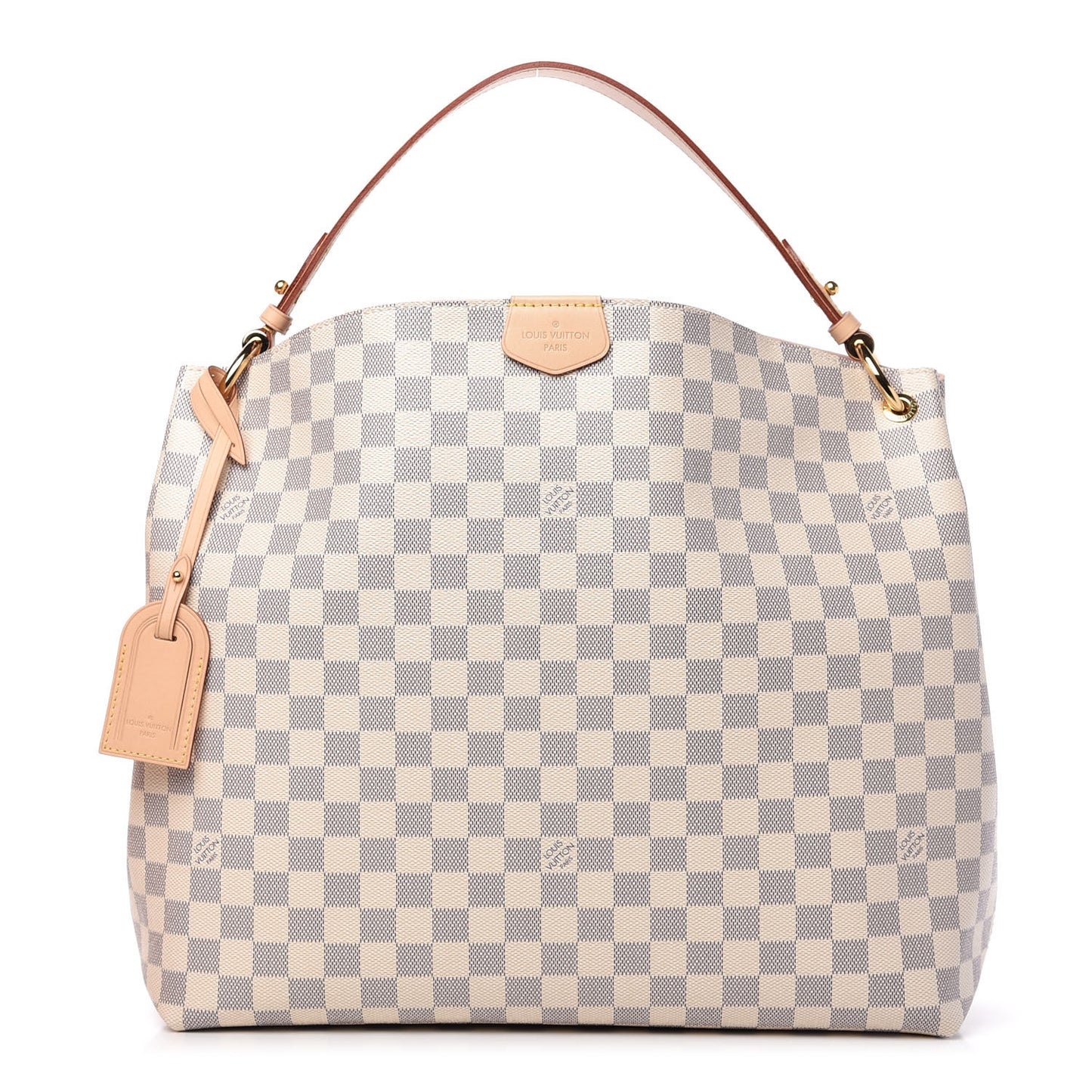 Damier Azur Graceful MM Rose Ballerine