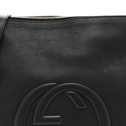 Gucci Pebbled Calfskin Large Soho Hobo Black 9 of 11