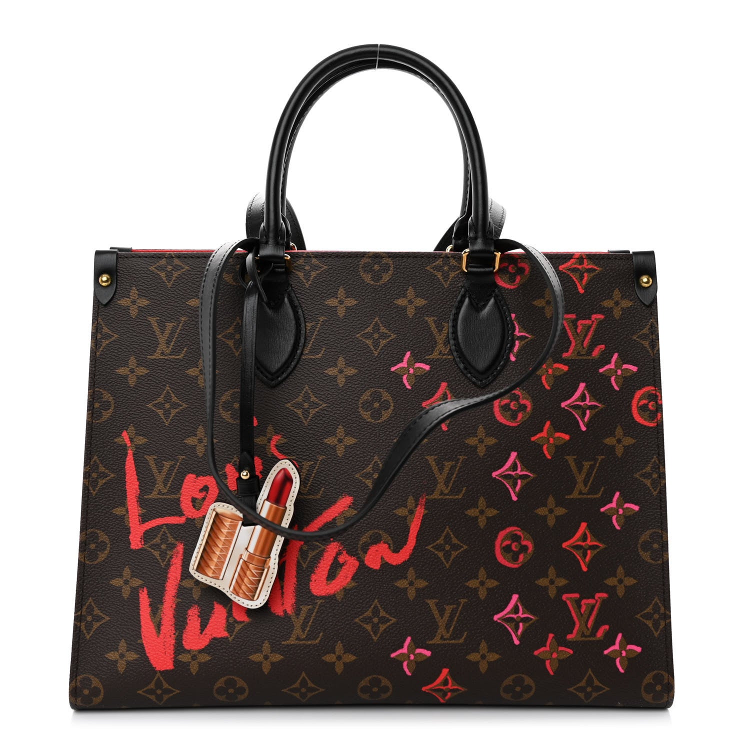 Louis Vuitton Monogram Fall In Love Onthego MM 1 of 9