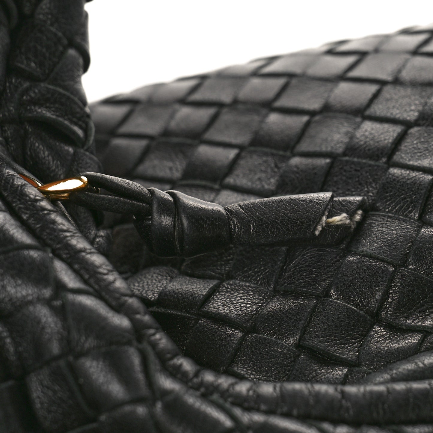 BOTTEGA VENETA Nappa Intrecciato Small Veneta Hobo Black
