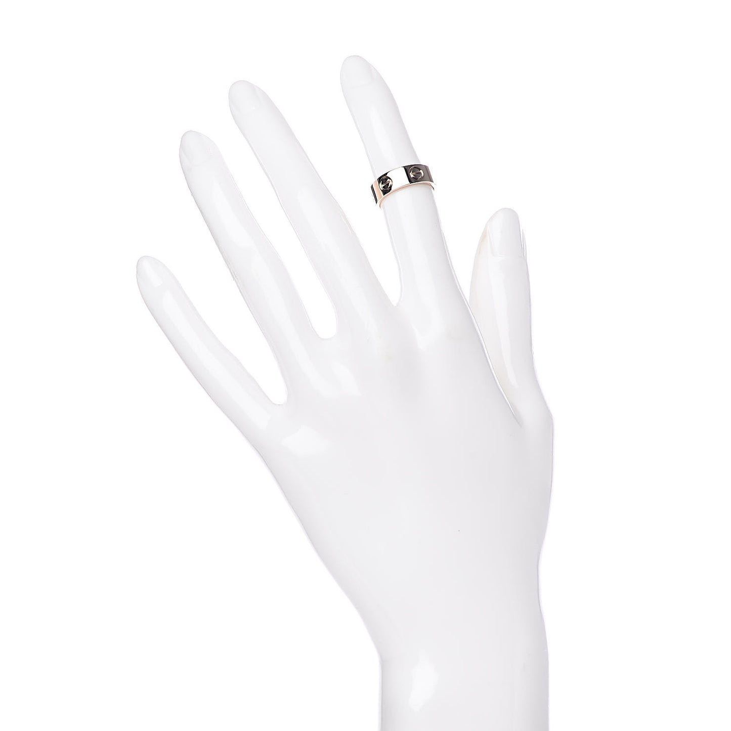 18K Pink Gold 5.5mm LOVE Ring 46 3.75