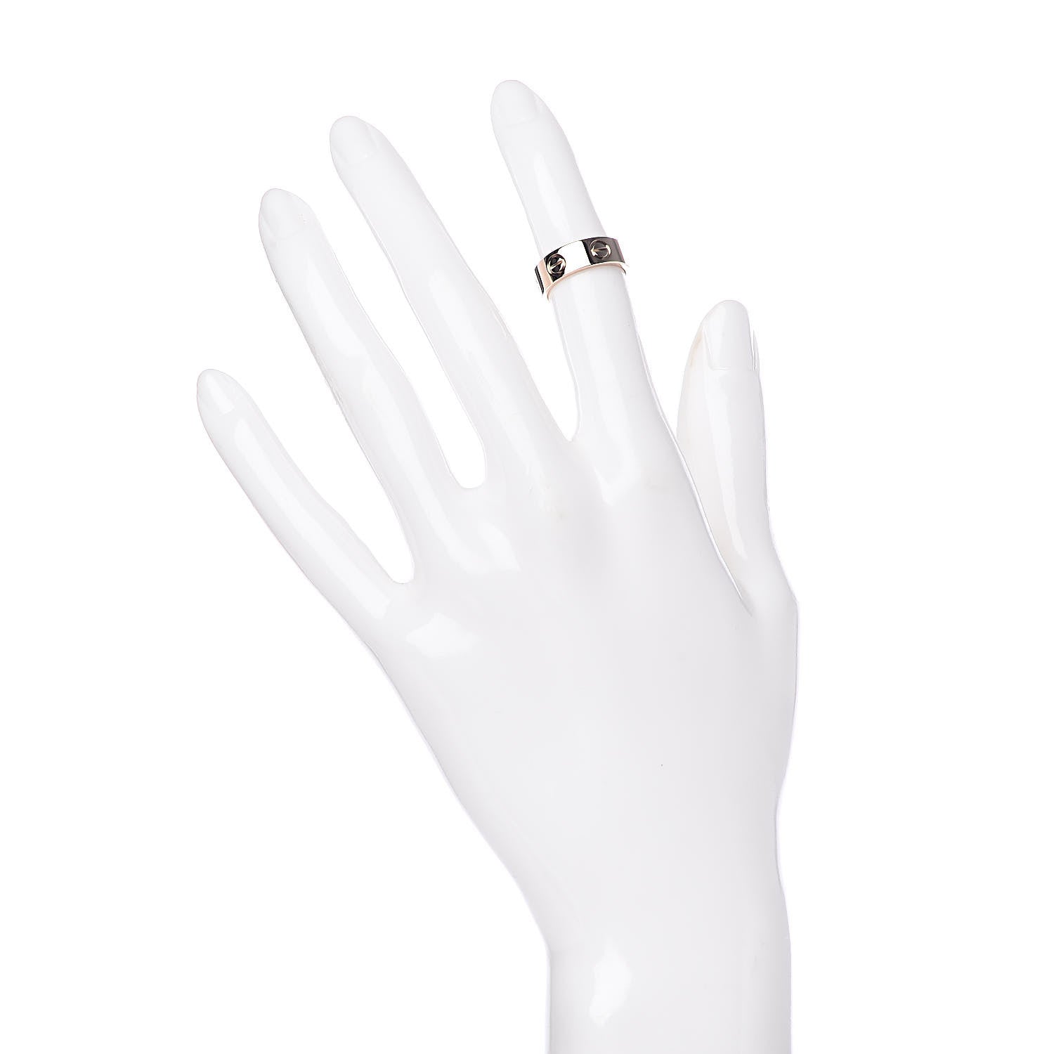 Cartier 18K Pink Gold 5.5mm LOVE Ring 46 3.75 2 of 5