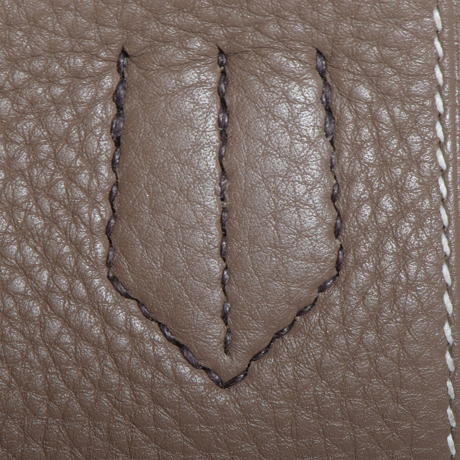 Hermes Taurillon Clemence Jypsiere 34 Etoupe 11 of 18