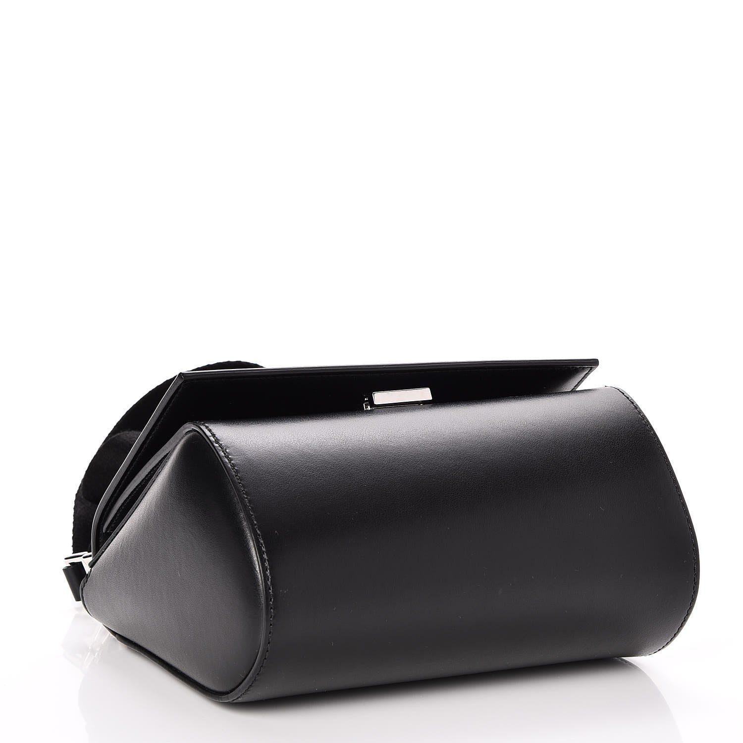 Givenchy Calfskin Mini Pandora Box Logo Strap Crossbody Bag Black 4 of 7