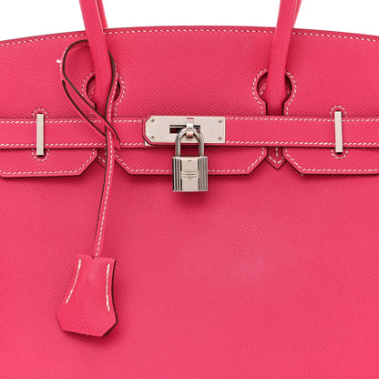 Hermes Epsom BIRKIN 30 Rose Tyrien 8 of 11