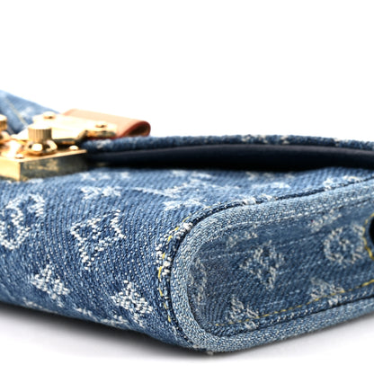 Louis Vuitton Denim Monogram Pouch Metis Belt Blue 7 of 9