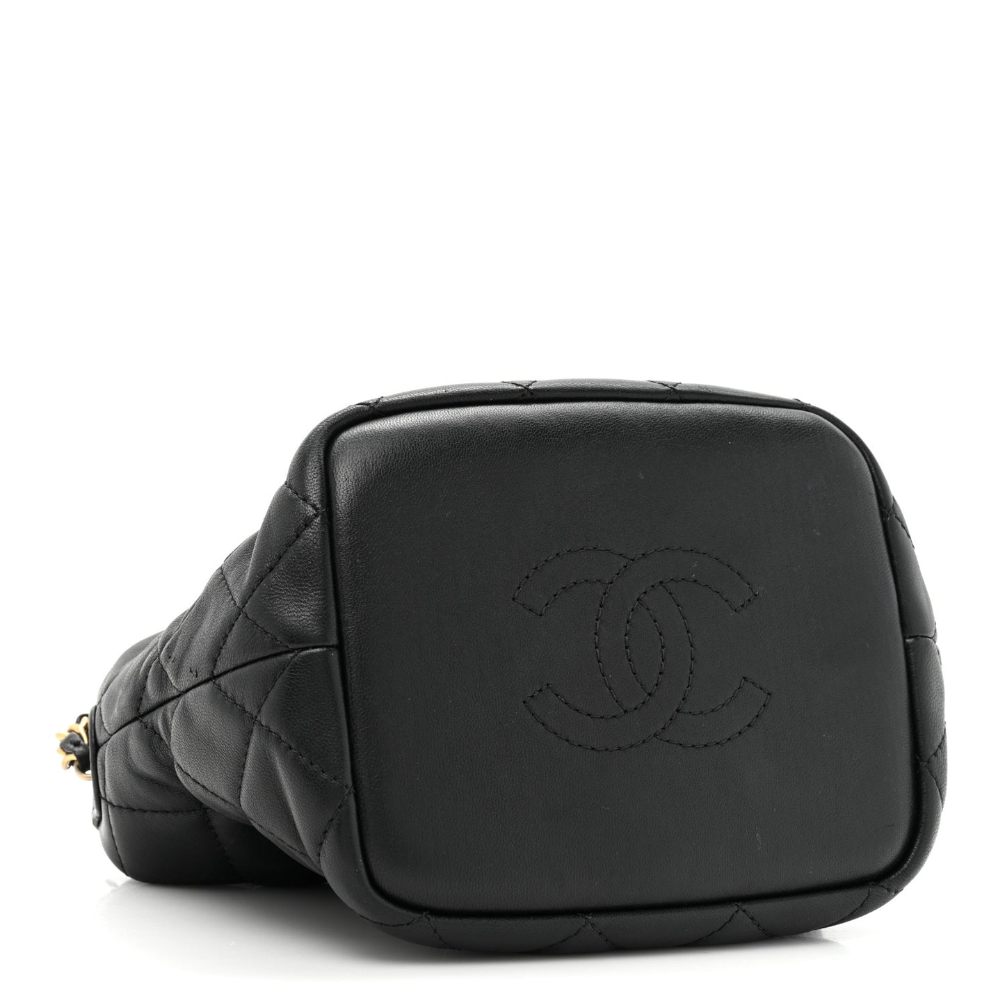 Lambskin Quilted Small Perfect Meeting Hobo Black