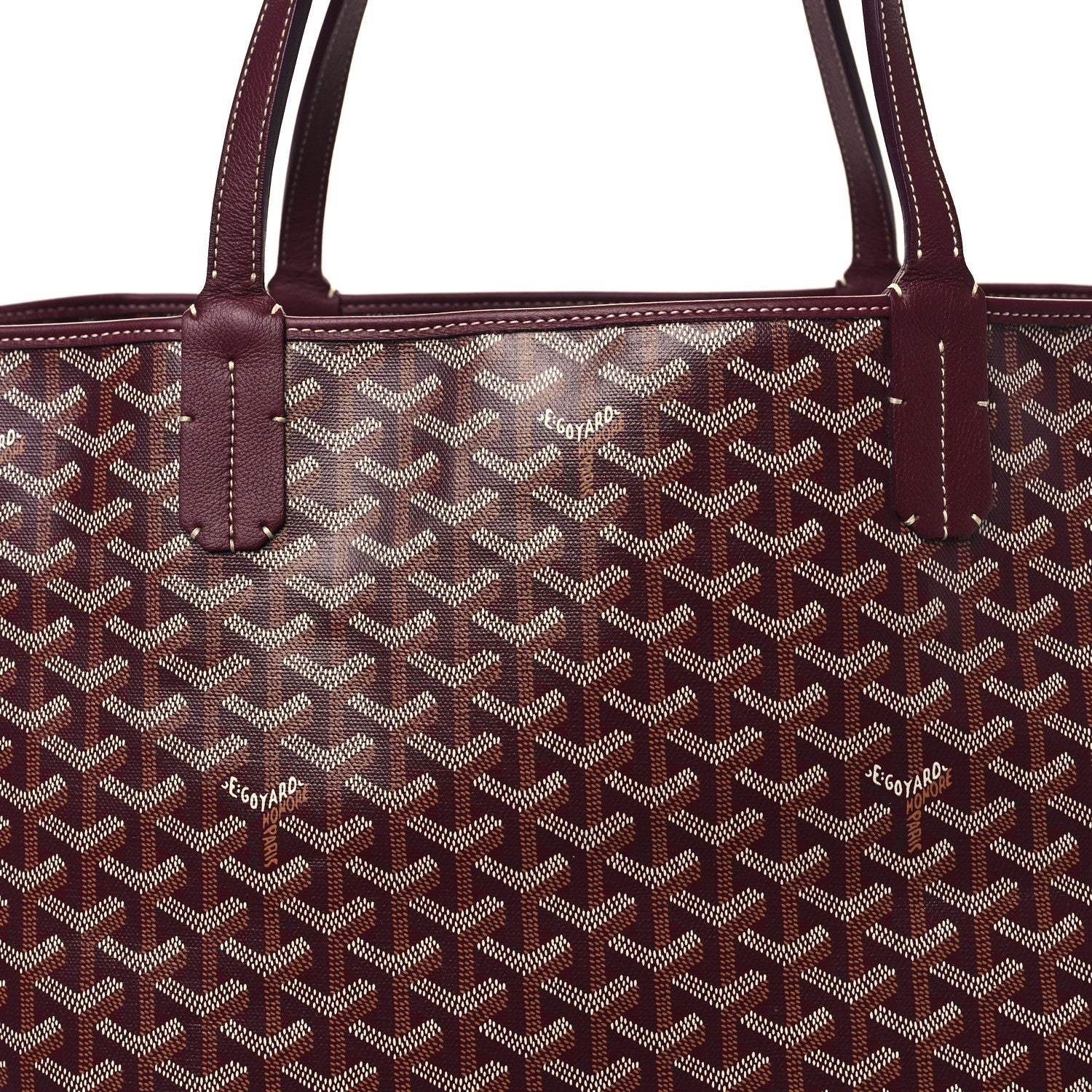 Goyard Goyardine Artois GM Burgundy 7 of 10