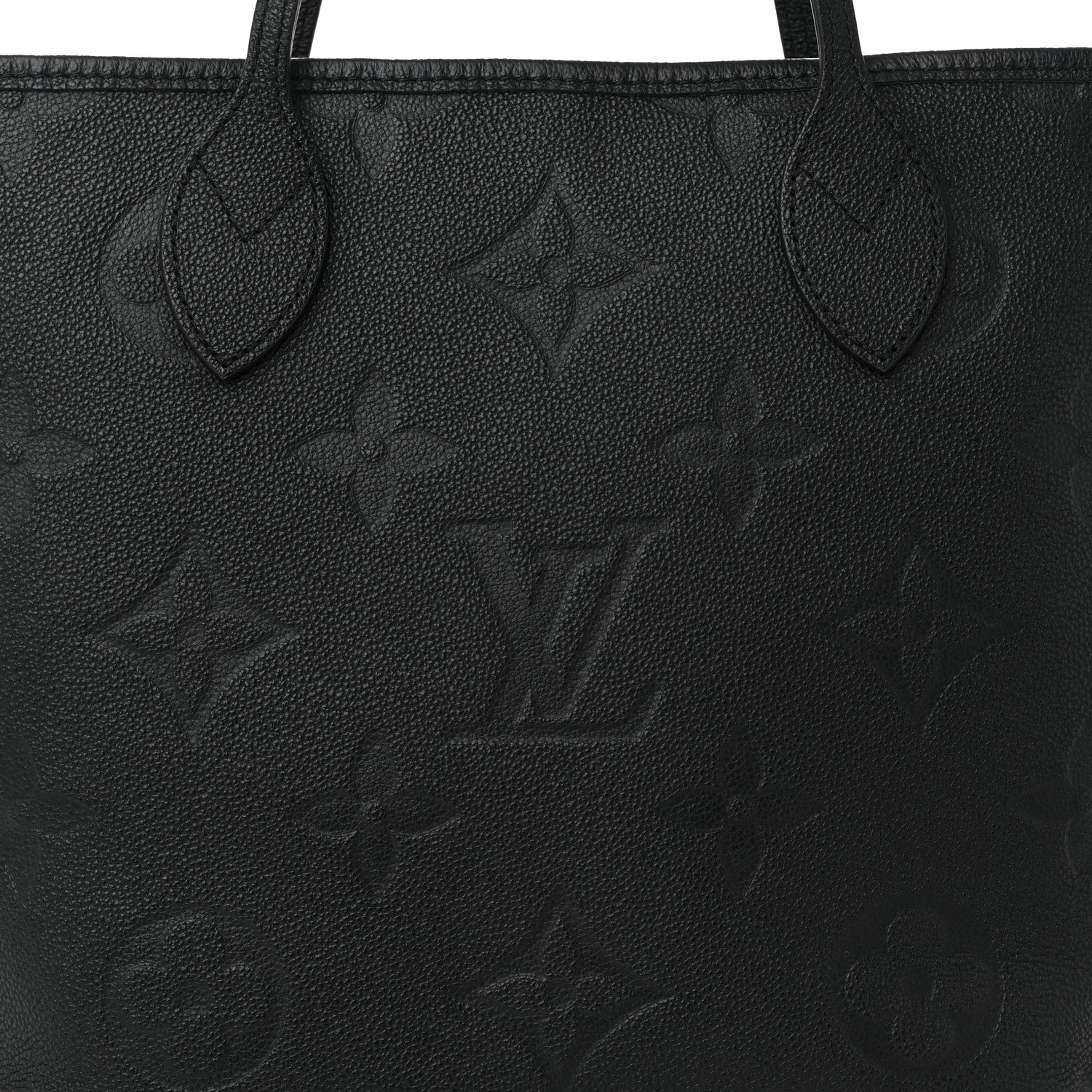 Louis Vuitton Empreinte Monogram Giant Neverfull MM Black 8 of 11